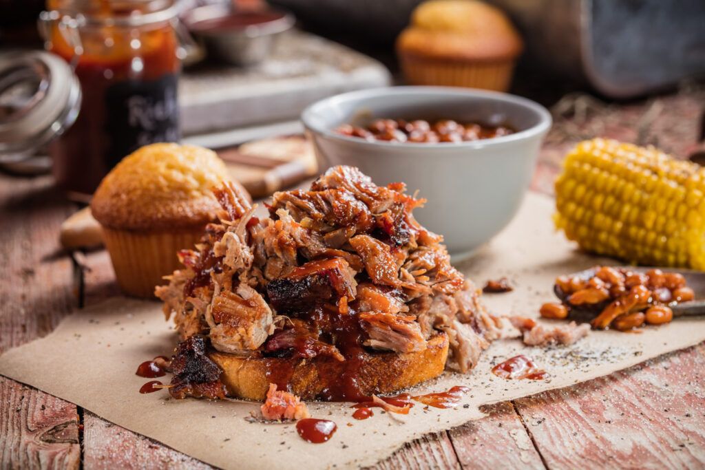 bbq pulled pork sandwich