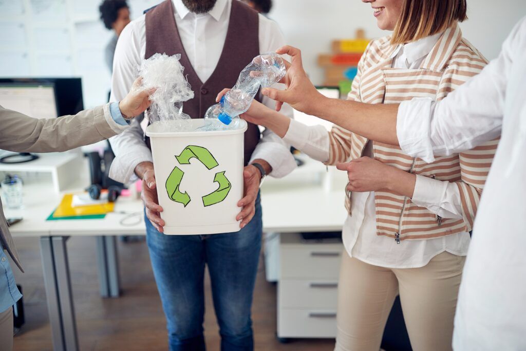 recycling at the office