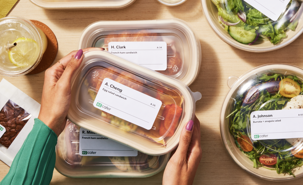 packaged lunches to prevent contamination