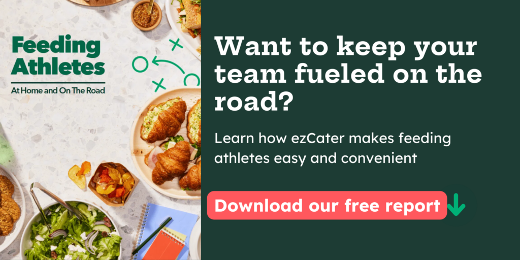learn how ezCater makes feeding athletes easy and convenient