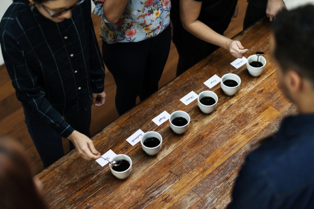 coffee tasting