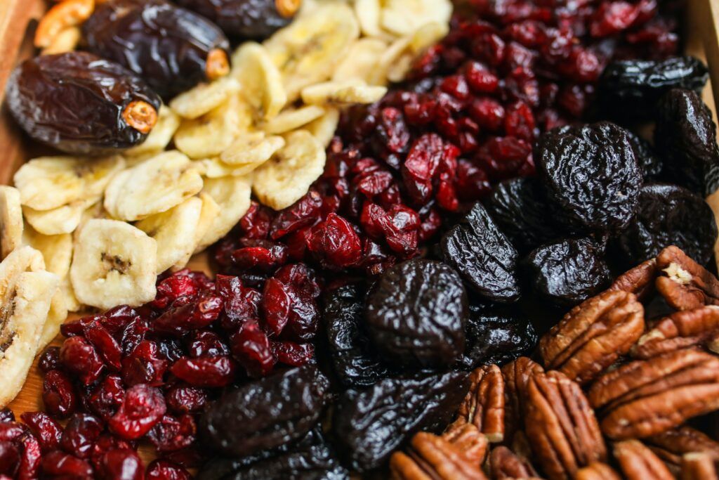 dried fruits and nuts