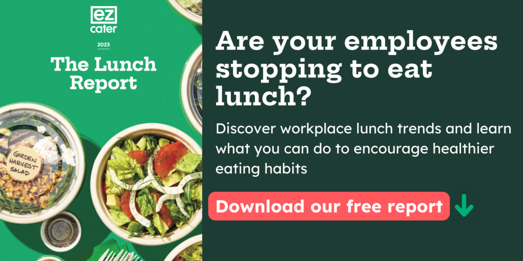 Discover workplace lunch trends and learn what you can do to encourage healthier eating habits