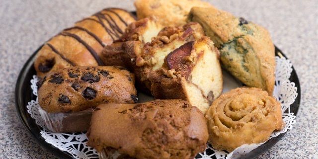 Assorted pastries from Max's Deli Cafe.