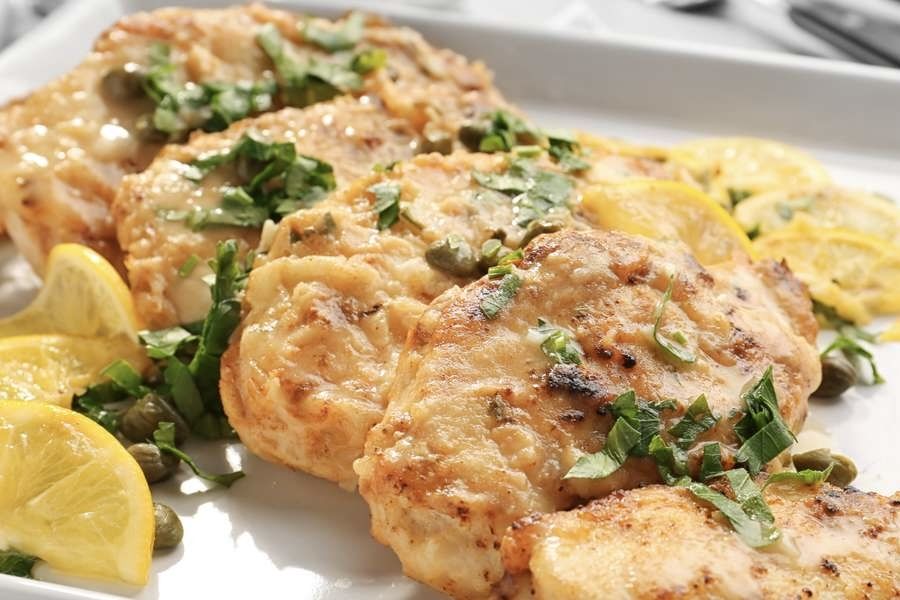 The Corner Cafe & Deli's "Chicken Francaise Tray"