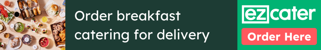 Order breakfast catering for delivery. Order here.
