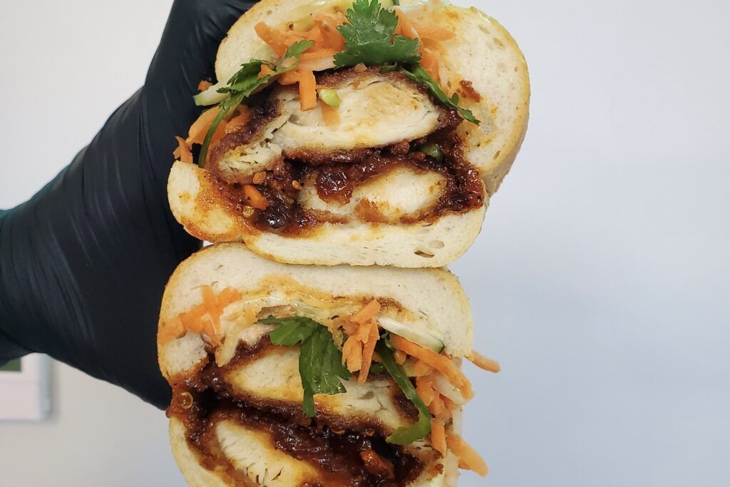 A Vietnamese sandwich from Bahn Appetit.