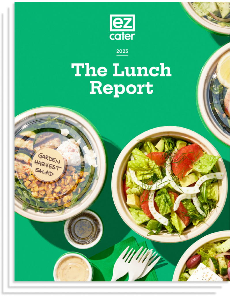ezCater's Lunch Report cover page