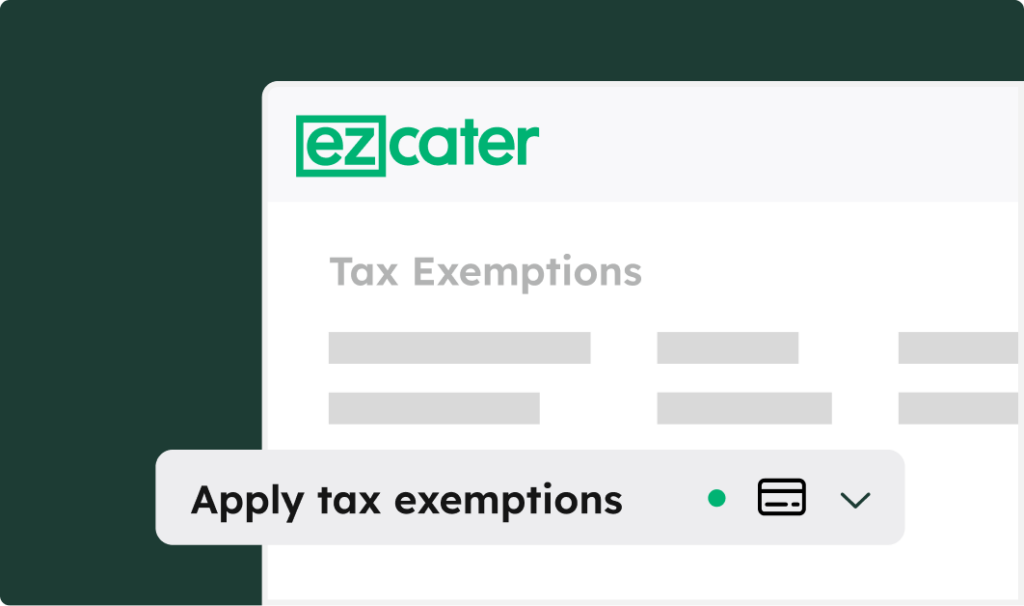 Graphic showing how to apply tax exemptions