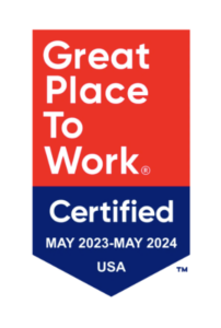 Great Place To Work Certified May 2023 - May 2024 USA badge