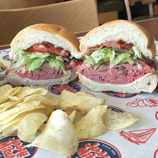 Jersey Mike's Sandwich with Chips