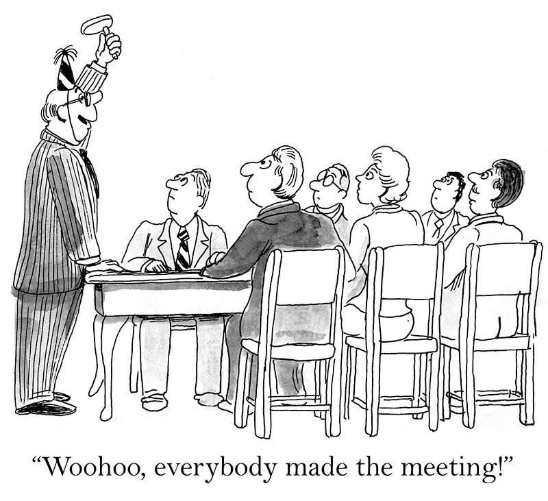 Business Meeting Comic