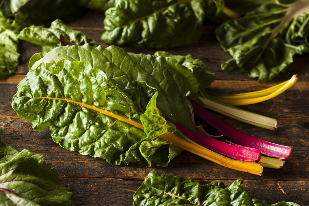 Swiss chard is one of many new vegetables growing in popularity