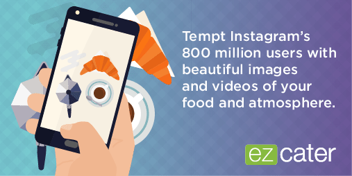 Tempt Instagram users with food photos