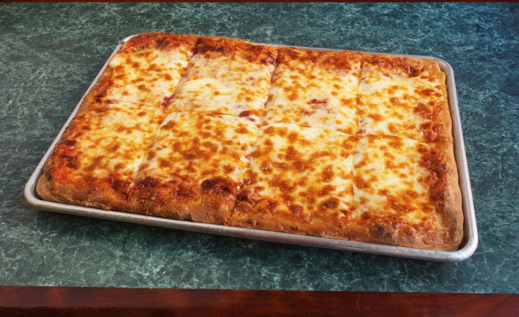 Cappy’s Pizza & Subs sicilian cheese pizza